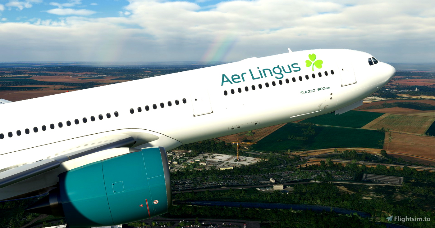 Aer Lingus "2019 livery" "no mask" Headwind A330900 for Microsoft