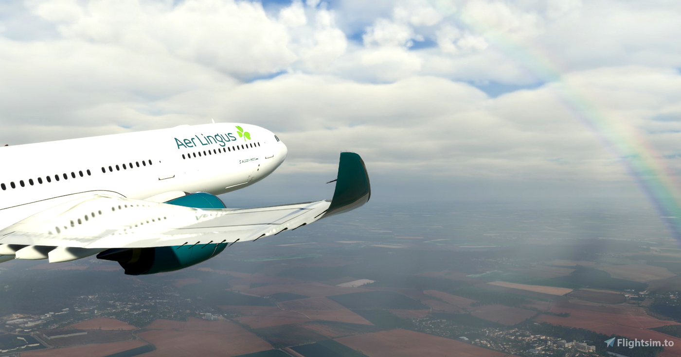 Aer Lingus "2019 livery" "no mask" Headwind A330900 for Microsoft