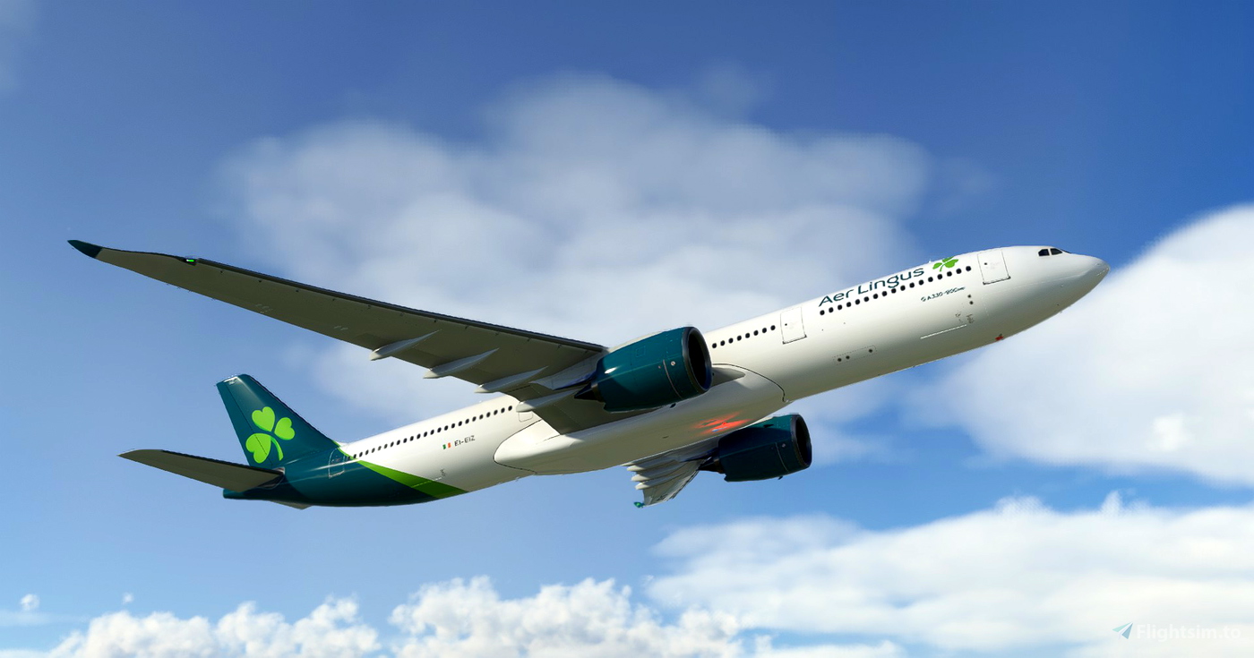 Aer Lingus "2019 livery" "no mask" Headwind A330900 for Microsoft