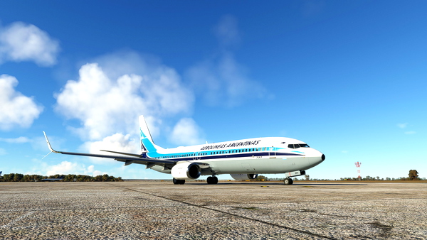 Aerolineas Argentinas LV-JMY "RETRO LIVERY" PMDG 738 SSW - for Microsoft Flight Simulator