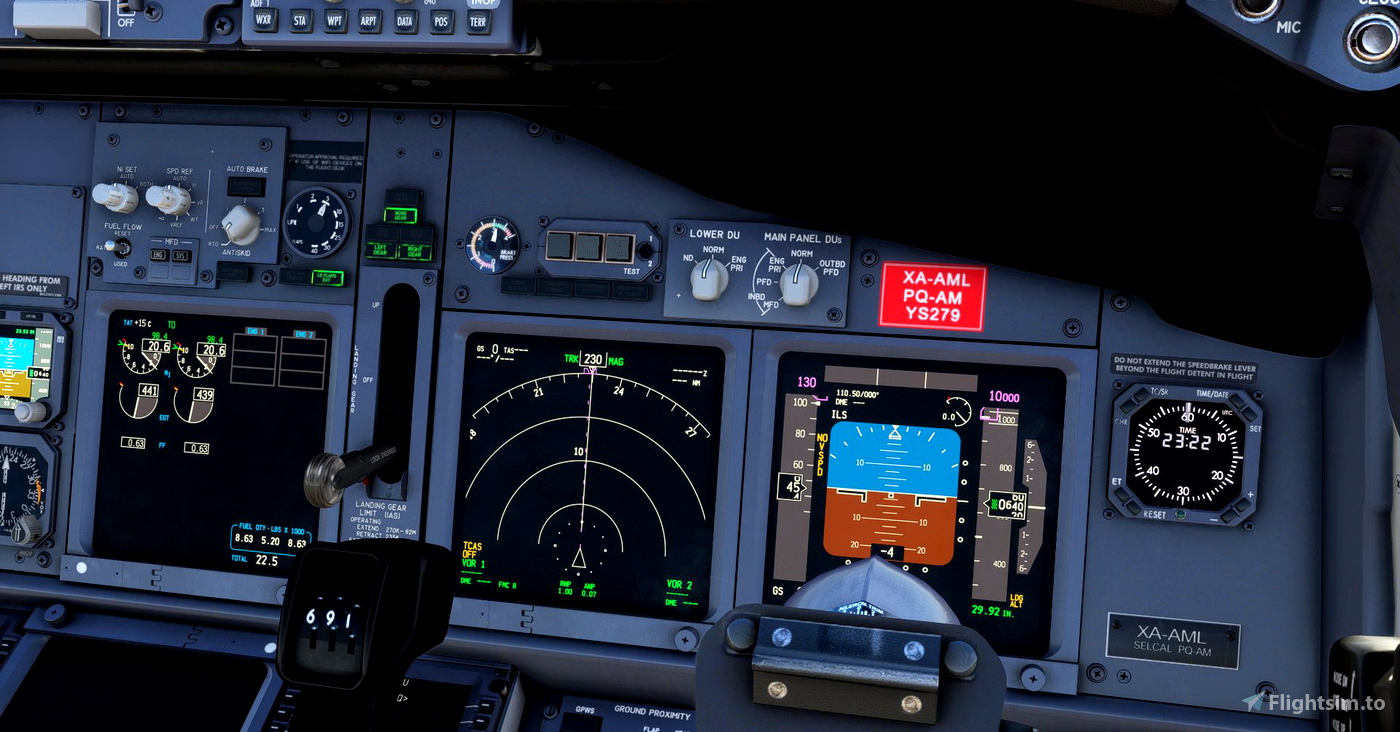 PMDG 737 NGX Home Cockpit Flights - IVAO Online - Flight Simulator X 