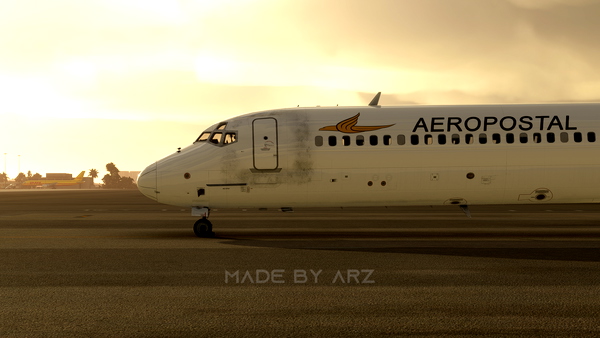 Aeropostal N905TA MD82 - MaddogX - for Microsoft Flight Simulator