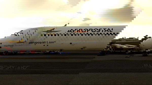 Aeropostal YV131T MD82 - MaddogX - for Microsoft Flight Simulator