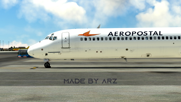 Aeropostal YV134T MD82 - MaddogX - for Microsoft Flight Simulator