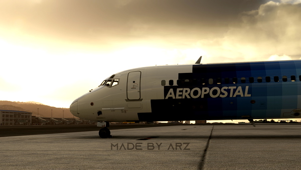 Aeropostal YV253T MD83 - MaddogX | Spirit Pixel Livery Hibrid - for Microsoft Flight Simulator