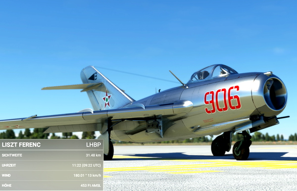 Aerosoar MiG-15 Magyar "906" - for Microsoft Flight Simulator