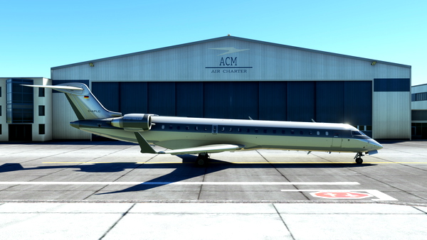 Aerosoft CRJ700 // Challenger 870 Corporate D-APLC - for Microsoft Flight Simulator