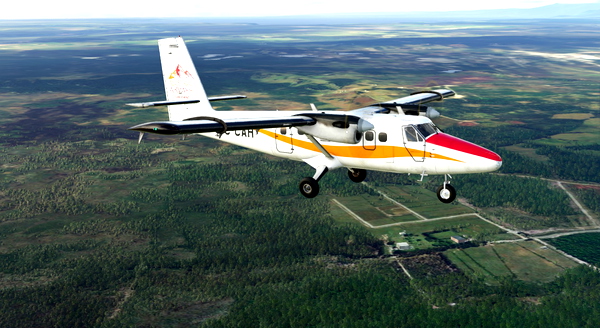 Aerosoft DHC6-300 Twin Otter PAX Austral Airways Chile Virtual Airline - for Microsoft Flight Simulator