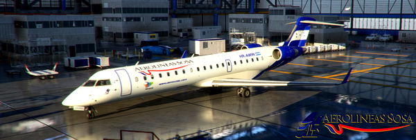 Aerosoft_CRJ550_AeroSosa_HR-AWW - for Microsoft Flight Simulator