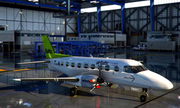 Air Baltic EMB-110P1 Bandeirante - for Microsoft Flight Simulator