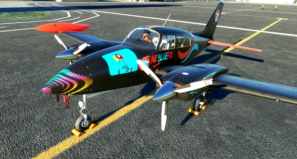 Air BlueFox VA - Milviz Cessna 310R - for Microsoft Flight Simulator