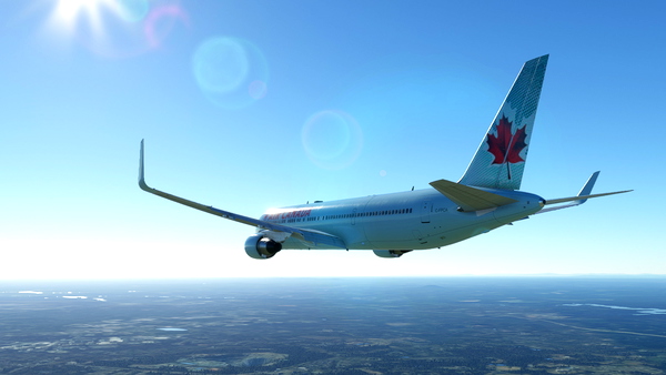 Air Canada 767-300ER ICEBLUE - for Microsoft Flight Simulator
