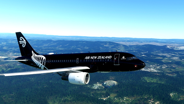 Air New Zealand a319ceo Black 8k - for Microsoft Flight Simulator