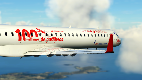 Air Nostrum EC-MSB (100 Millones de Pasajeros special livery) - for Microsoft Flight Simulator
