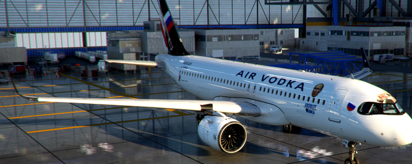 Air vodka a320néo (its a joke, don't ban me) - for Microsoft Flight Simulator