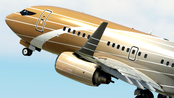 Air X Charter (9H-ELF) - PMDG 737-700BBJ - for Microsoft Flight Simulator
