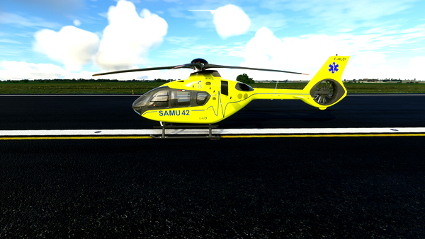 Airbus H135 - SAMU 42 (SPARE) - for Microsoft Flight Simulator
