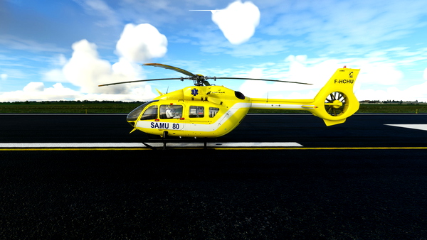 Airbus H145 - SAMU 80 - 01/2023 (Version CIV & EMS) - for Microsoft Flight Simulator