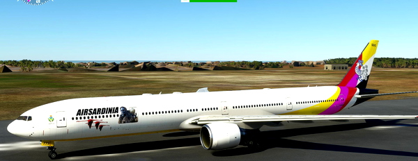 Airsardinia VA CaptainSim CS Boeing 777-300ER Livery - for Microsoft Flight Simulator