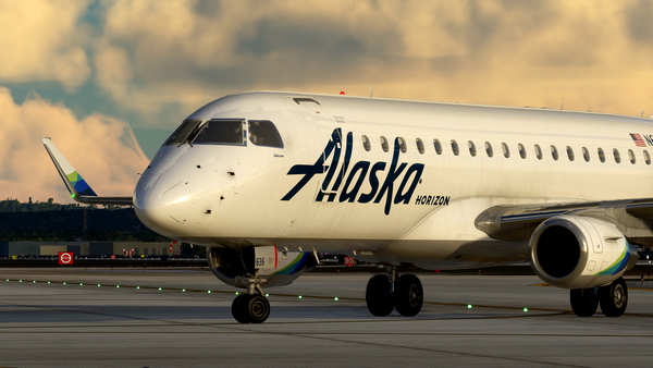 Alaska / Horizon (N636QX) - FlightSim Studio E-175 - for Microsoft Flight Simulator