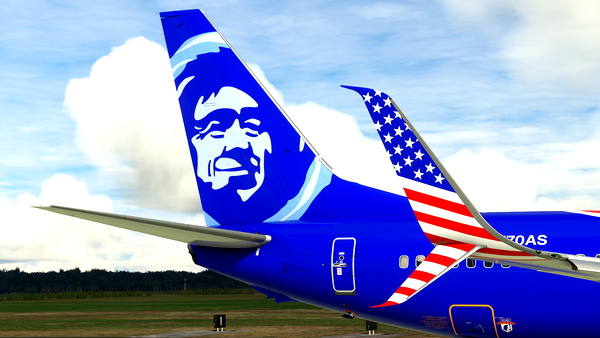 Alaska Airlines PMDG 737-800 MSFS 'Honoring Those Who Serve' (N570AS) - for Microsoft Flight Simulator