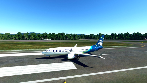 ALASKA B737 MAX 8K MEMBER OF ONE WORLD - for Microsoft Flight Simulator
