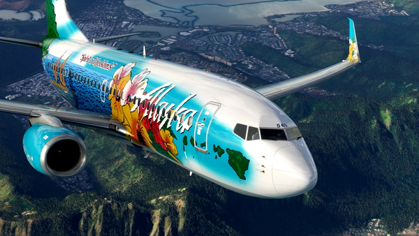 Alaska "Spirit of the Islands" (N560AS) - PMDG 737-700 - for Microsoft Flight Simulator