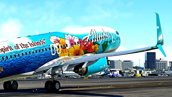 Alaska "Spirit of the Islands" (N560AS) - PMDG 737-800 - for Microsoft Flight Simulator