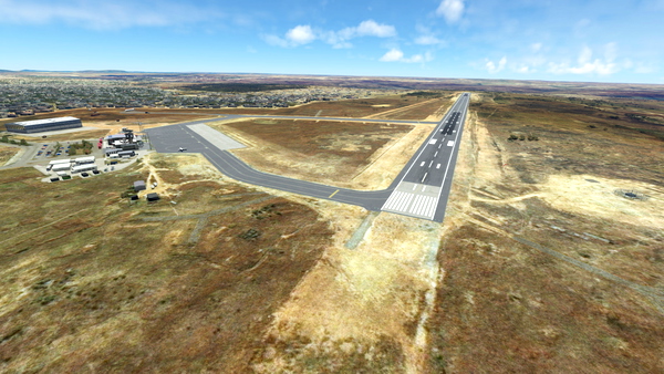 Albano Machado (FNHU) Basic Airport Enhancement - for Microsoft Flight Simulator