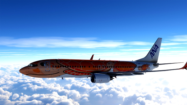All Nippon Airways (ANA) Flying Honu "Ka La" SS - for Microsoft Flight Simulator
