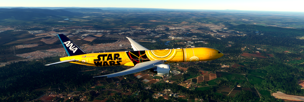 All Nippon Airways B773 C-3PO Livery - for Microsoft Flight Simulator