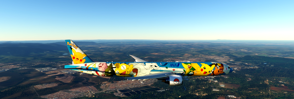 All Nippon Airways JA754A Pokemon - for Microsoft Flight Simulator