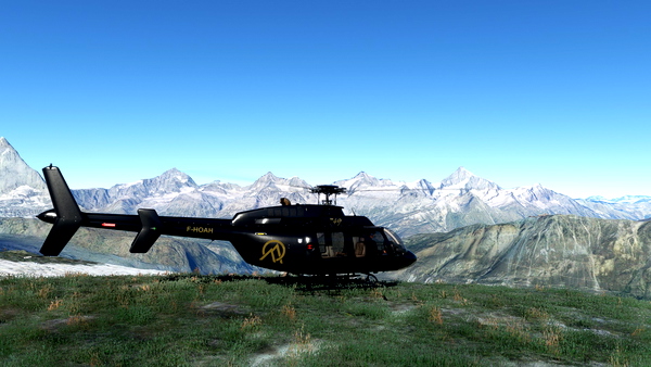 Alpes Hélicoptères | F-HOAH | BELL 407 - for Microsoft Flight Simulator