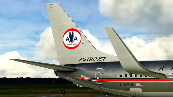 American airlines PMDG 737-800 'Astrojet' (N905NN) - for Microsoft Flight Simulator
