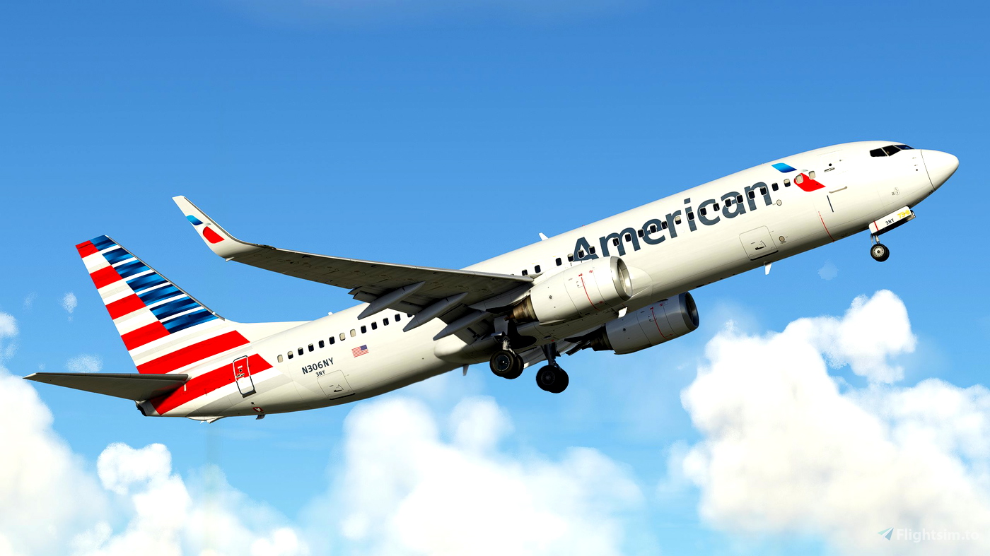 American Airlines PMDG 737-800 MSFS Revised Winglet Pack for Microsoft ...