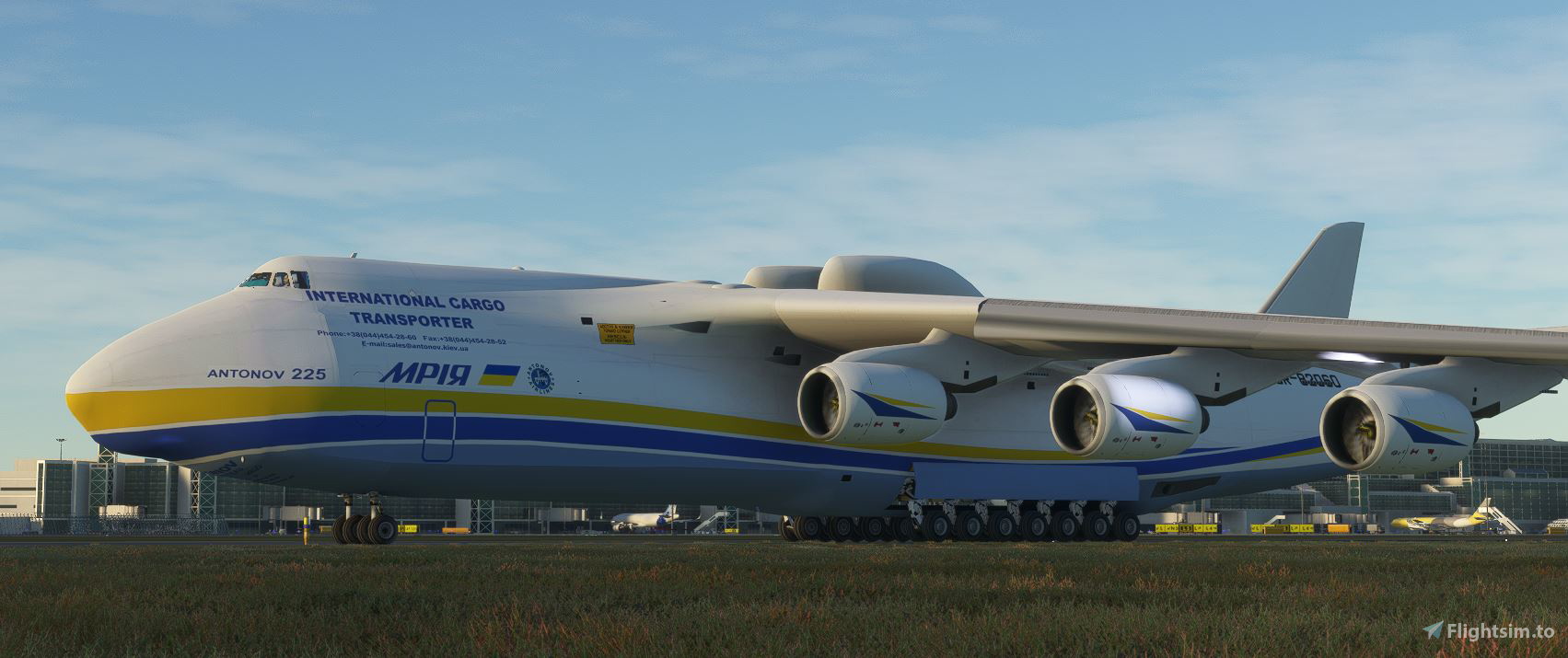 ANTONOV AN225 MRIYA TOM-RRATHGE For Microsoft Flight Simulator | MSFS