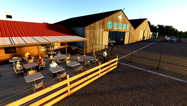 Aérodrome de Sarre-Union (LFQU) - Alsace, France - for Microsoft Flight Simulator