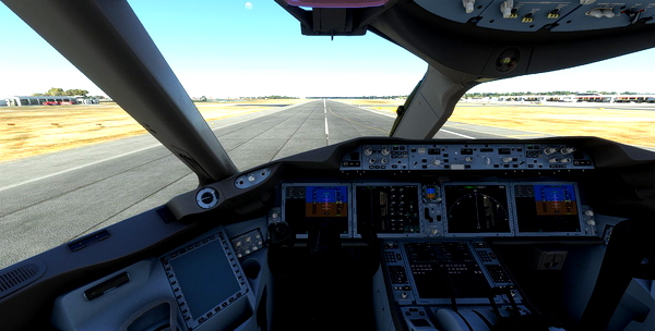 Asobo 787-10 Fictional Blue Cockpit - for Microsoft Flight Simulator