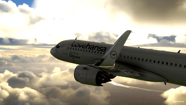 Asobo Airbus A320Neo Lufthansa "Lovehansa" D-AINY | 4K - for Microsoft Flight Simulator