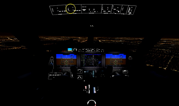 Asobo Aircraft Dimmable VC flood light mod 3 pack - for Microsoft Flight Simulator