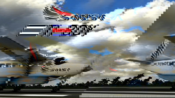 Asobo and Black Square Cessna Caravan 208 B SANSA "TI-BDY" - for Microsoft Flight Simulator