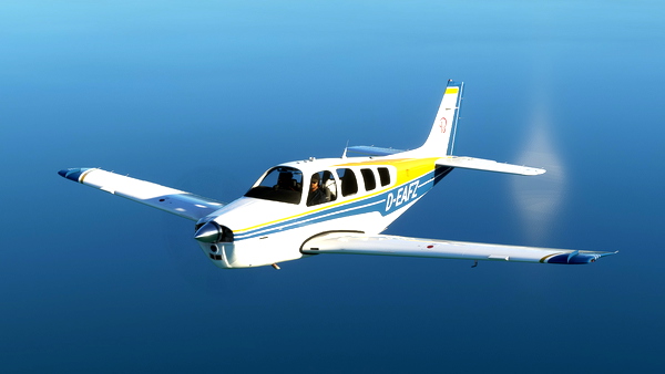 Asobo Beechcraft Bonanza G36 - Livery D-EAFZ (fictional) - for Microsoft Flight Simulator