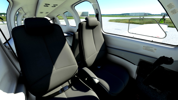 Asobo Beechcraft G36 Bonanza - Grey Interior - for Microsoft Flight Simulator