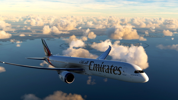 Asobo Boeing 787-10 Emirates New Livery 8K - for Microsoft Flight Simulator