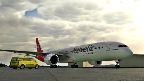 Asobo Boeing 787-10 "HB-TJA" Helvetic - for Microsoft Flight Simulator