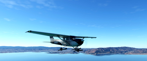 Asobo C172SP Classic Skis Realism Mod - for Microsoft Flight Simulator