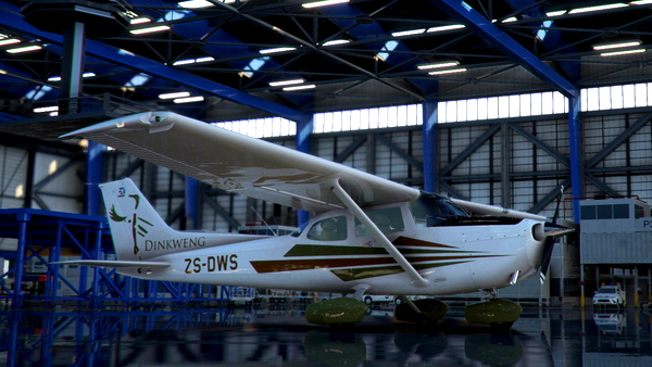 Asobo Cessna 172SP Skyhawk AS1000 "ZS-DWS" Dinkweng Private Reserve - for Microsoft Flight Simulator