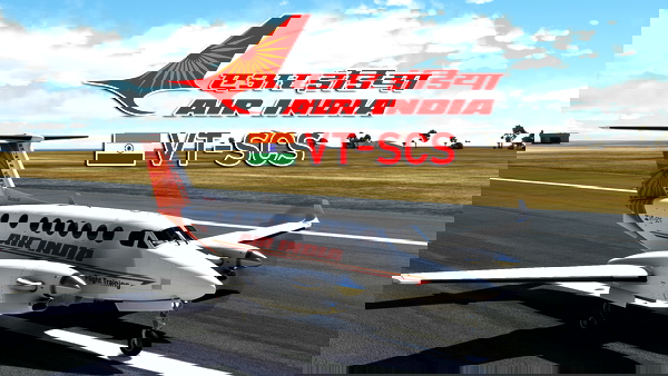 Asobo King Air 350i Air India "VT-SCS" (Fictional) - for Microsoft Flight Simulator