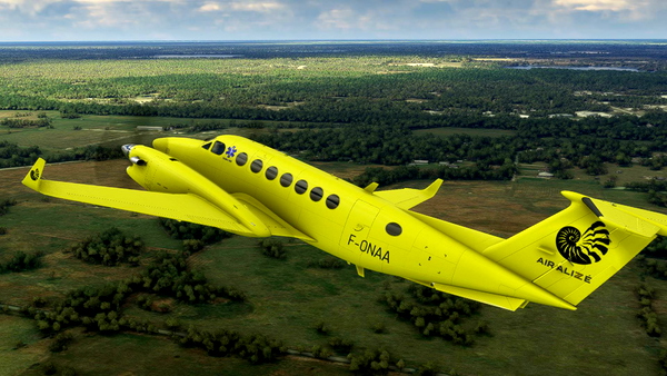 Asobo King Air 350i "F-ONAA" AIR ALIZÈ - for Microsoft Flight Simulator