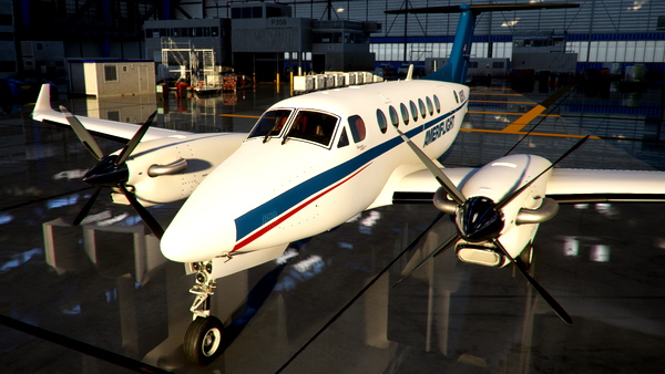 Asobo King Air 350i "N255YC" AMERIFLIGHT (Fictional) - for Microsoft Flight Simulator